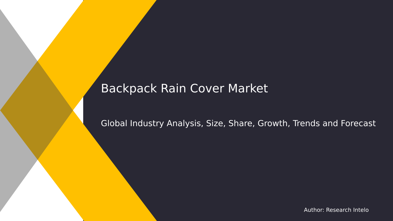 Backpack Rain Cover Market Research Report 2033